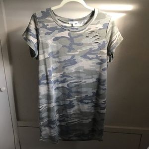 Camouflage T-Shirt Dress